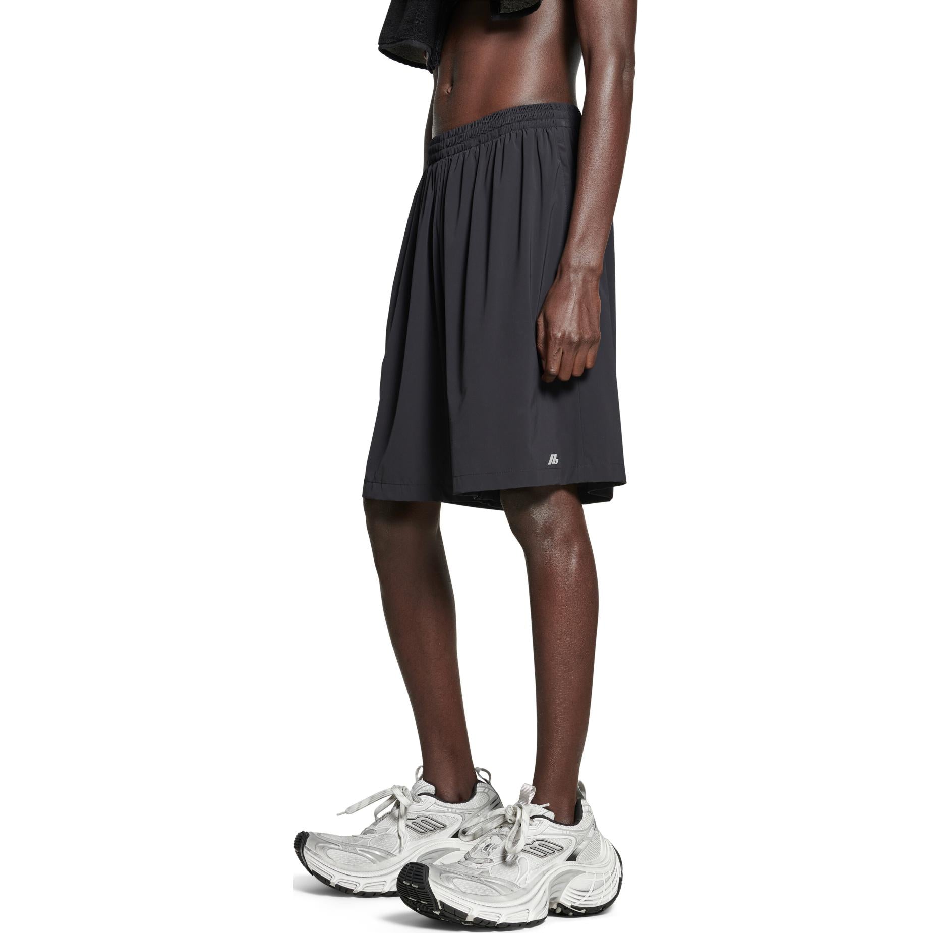 Balenciaga Activewear Stretch Shorts 'Black' 794784TQO351000