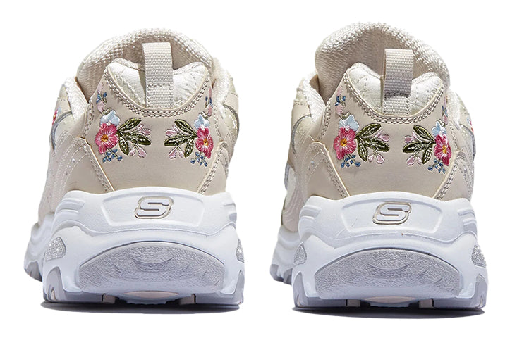 (WMNS) Skechers D'Lites 1.0 Low-Top Daddy Shoes Beige 11977-NAT