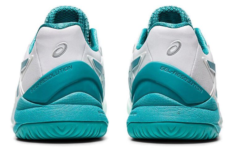(WMNS) ASICS Gel Resolution 8 Wide 'White Lagoon' 1042A097-106