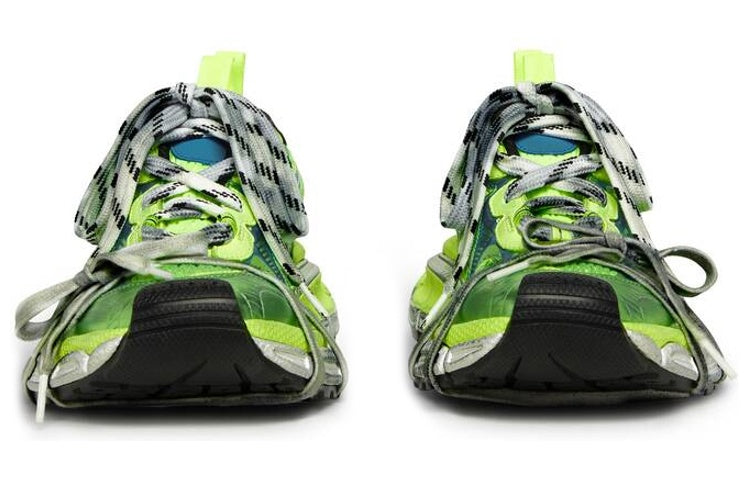 Balenciaga 3XL Sneakers 'Fluorescent Green Mesh and Polyurethane' 734734W3XL67019