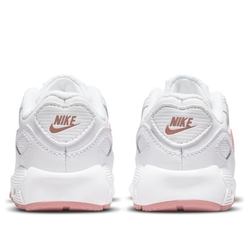 (TD) Nike Air Max 90 Low-Top Running Shoes White/Pink CD6868-115