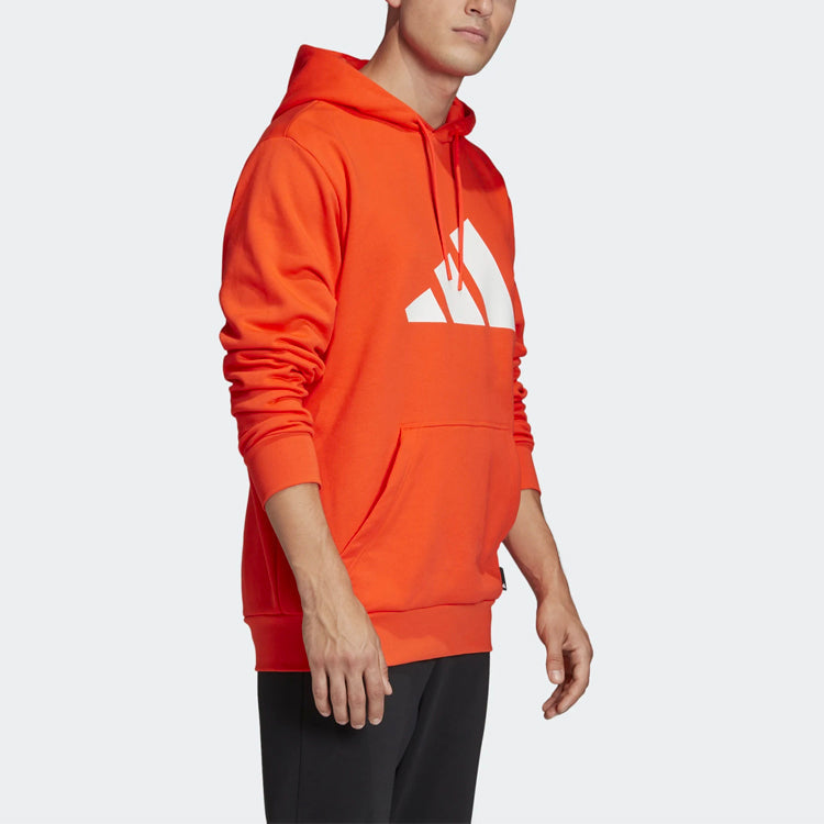 adidas M Pack Po Hoob Fleece Lined Printing Sports Fluorescence Red FK2102