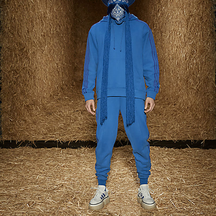 adidas originals x IVY PARK Crossover Casual Solid Color Bundle Feet Long Pants/Trousers Blue H61692