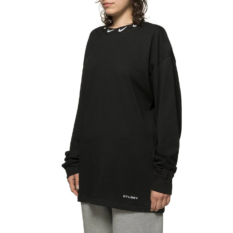 Nike x Stussy NRG BR Long-Sleeve Knit Top 'Black' CT4314-010