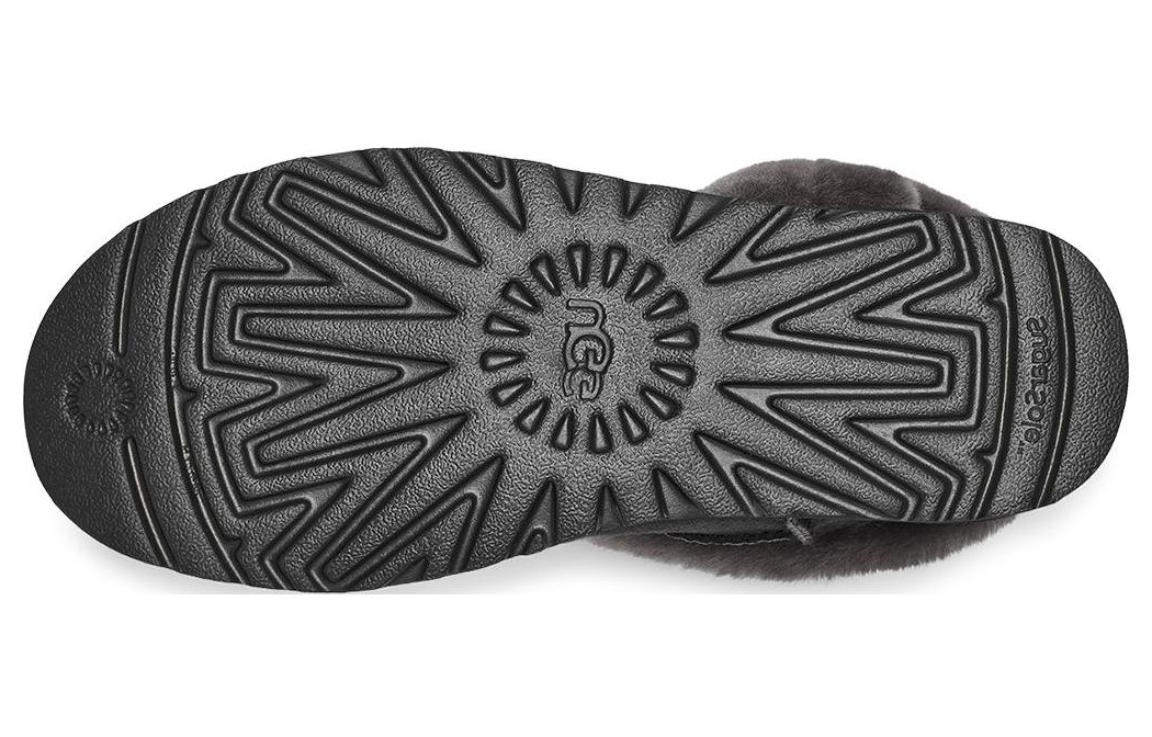 (WMNS) UGG Classic Heritage Fluff 'Black' 1130590-BLK