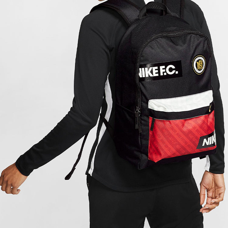 Nike FC Backpack 'Black Red' BA6159-010
