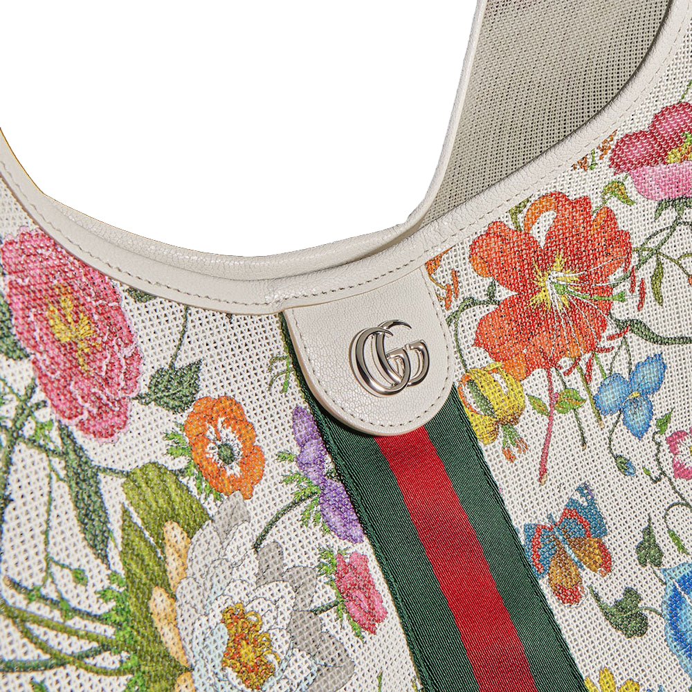 (WMNS) Gucci Giglio Flora Large Tote Bag 'White Multicolor' 853971-FAGDB-9564