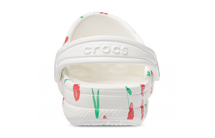 (PS) Crocs Baya Graphic Clogs 'White Cherry' 207017-1F6