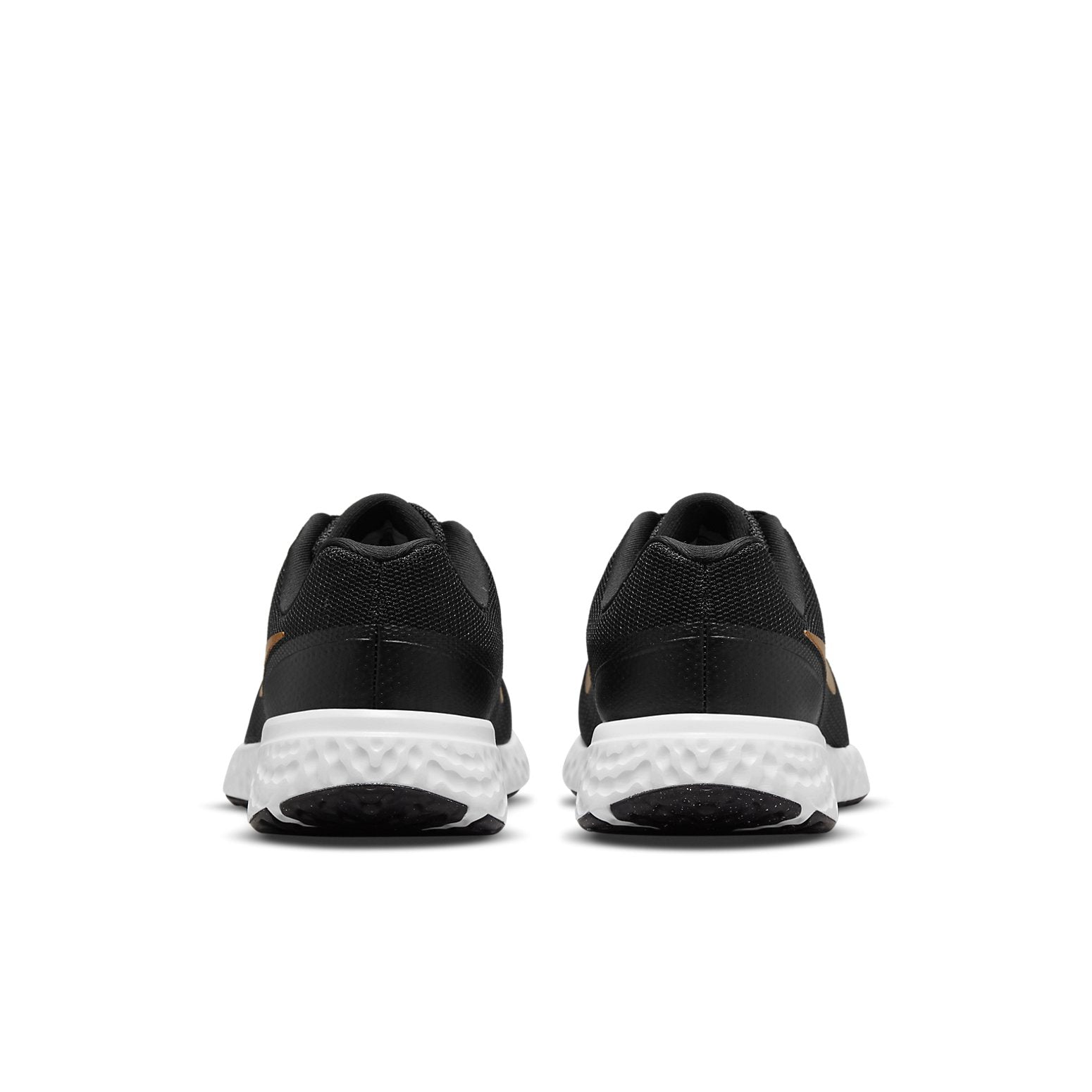 (GS) Nike Revolution 6 4E Wide 'Black Metallic Gold' DN8207-002