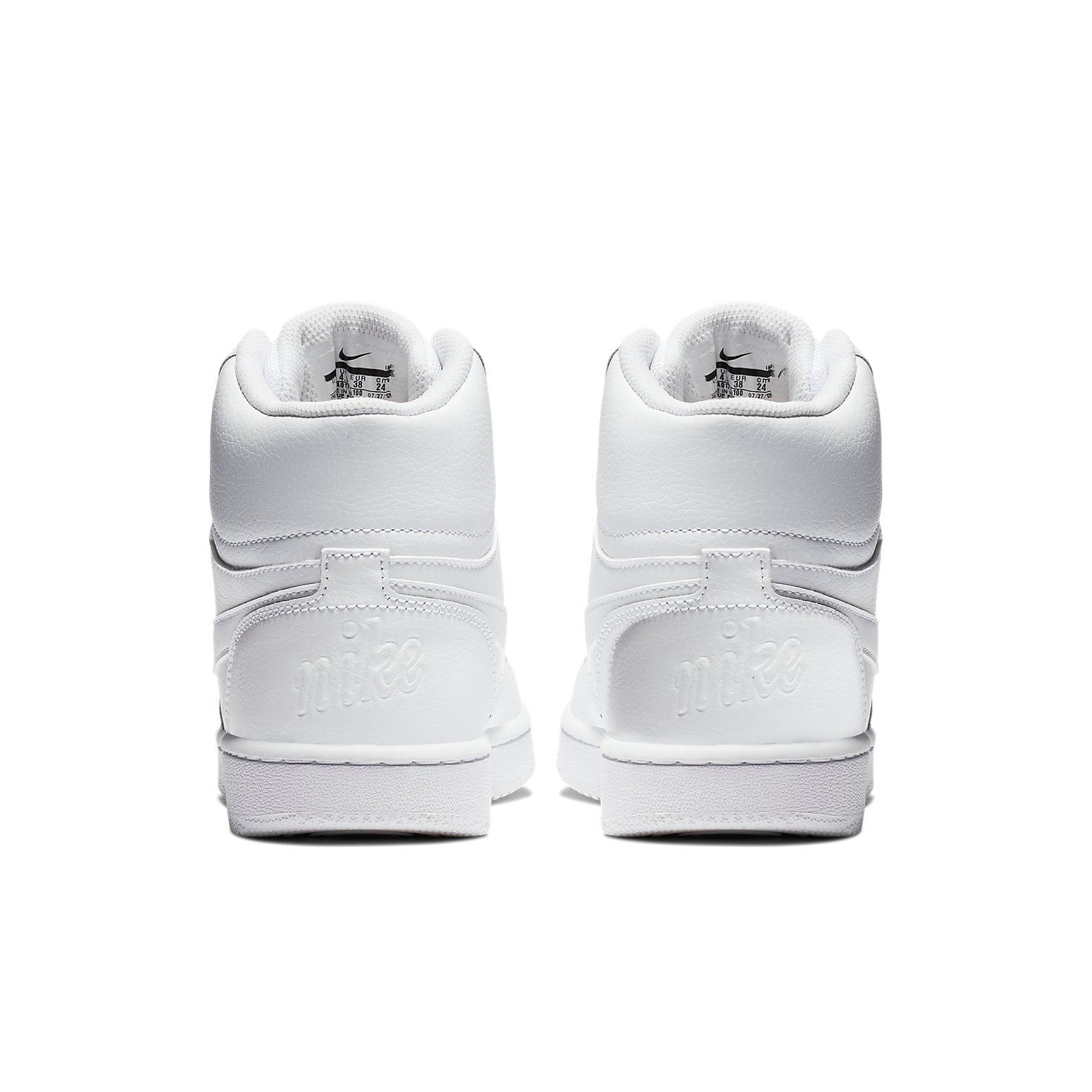 (WMNS) Nike Ebernon Mid 'Triple White' AQ1778-100