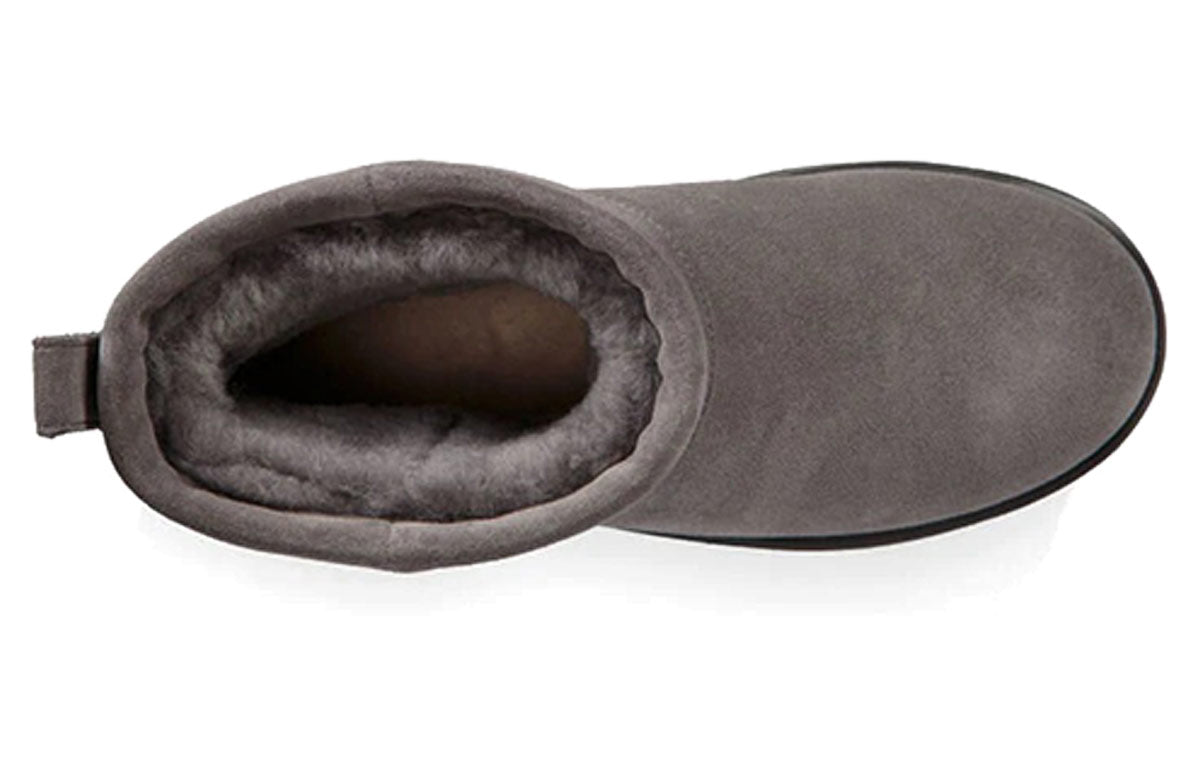 (WMNS) UGG Classic Mini Waterproof 'Grey' 1019643-MTL