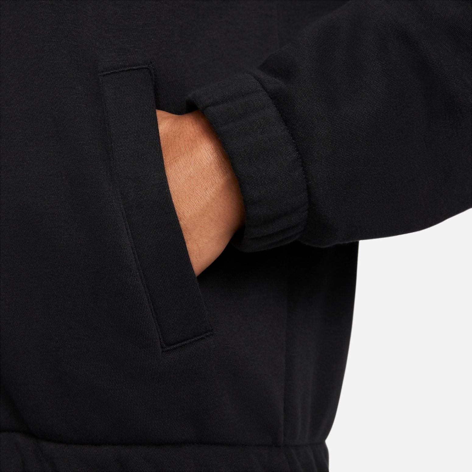 Nike Club Fleece Harrington Jacket 'Black' DX0539-010