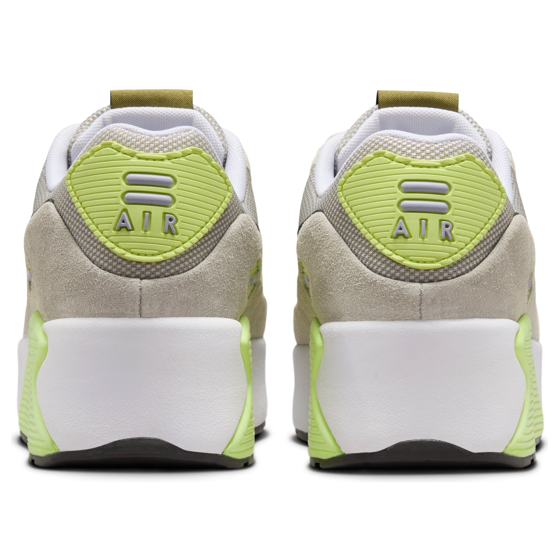 (WMNS) Nike Air Max 90 LV8 'White Pale Ivory College Gray Light Lemon Twist' IB8061-100