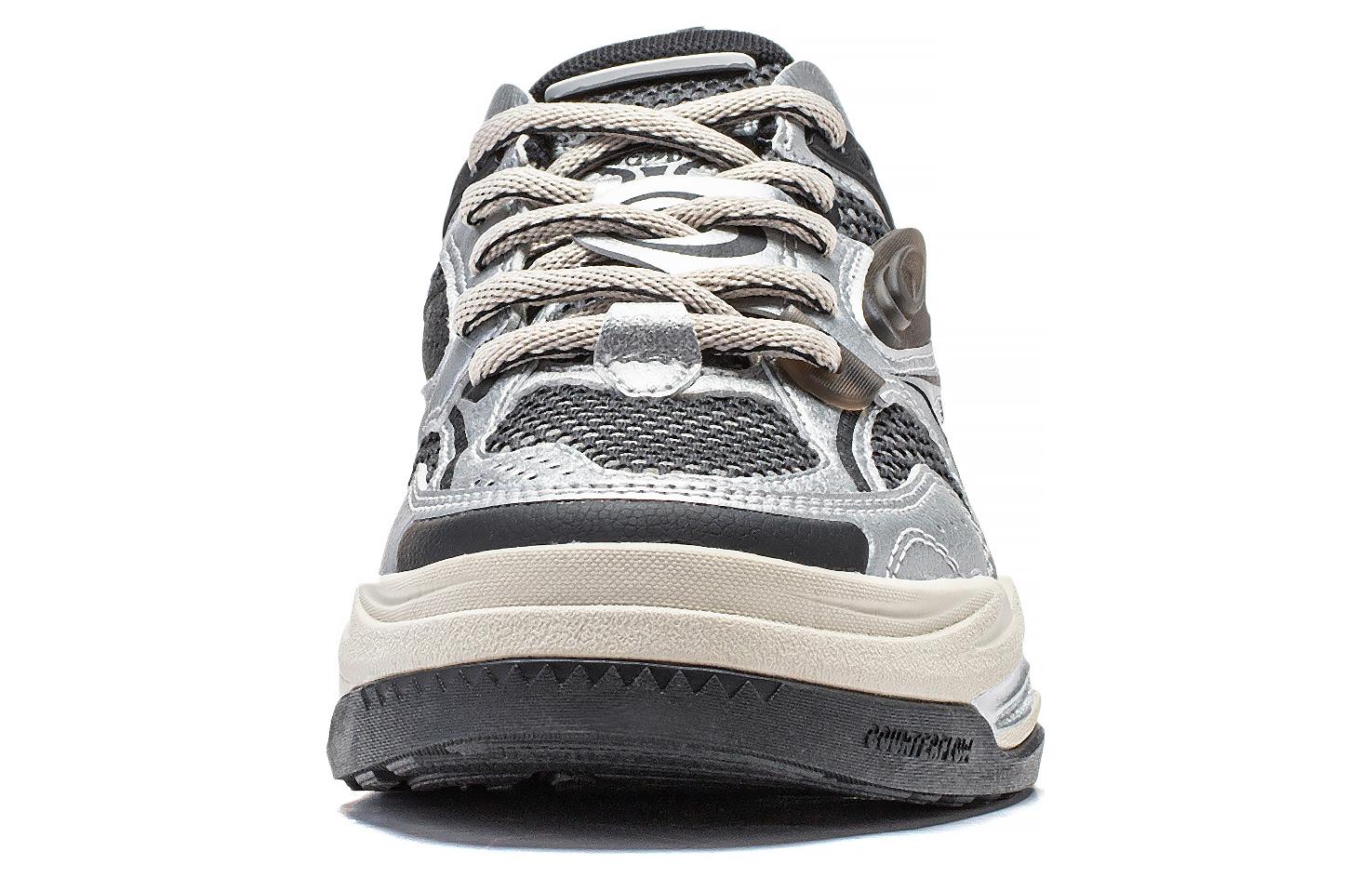 (WMNS) Li-Ning Flash Star 2 'Silver Black Beige' AGLT172-3