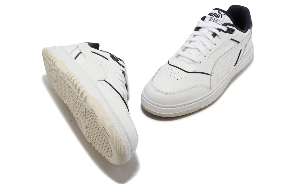 (WMNS) PUMA Doublecourt 'White New Navy' 393284-02