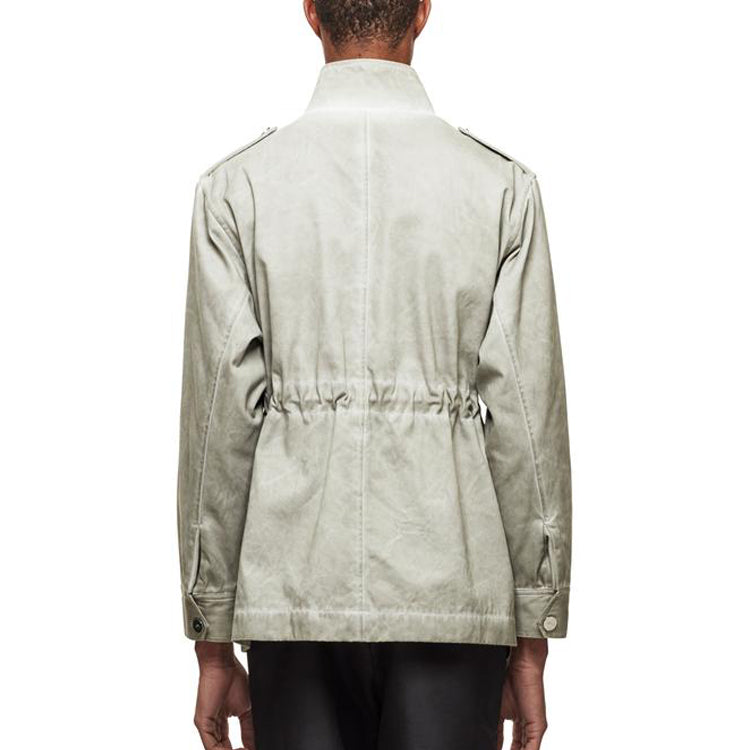 Men's A-COLD-WALL* FW20 Solid Color Stand Collar Multiple Pockets Jacket light grey ACWMO027-STN