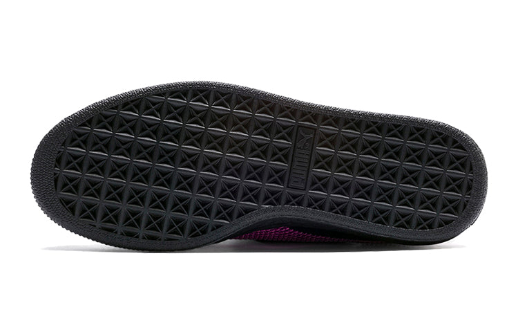 PUMA Basket Heart Bling K Shoes Black/Purple 366847-01