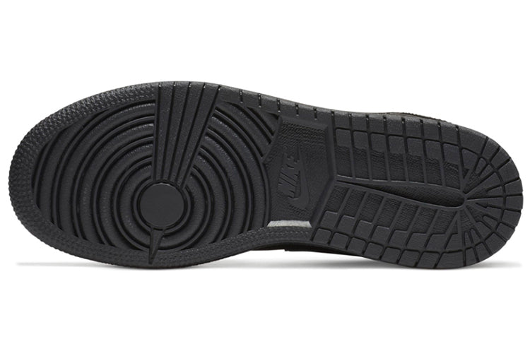 (GS) Air Jordan 1 Mid 'Black' 554725-040
