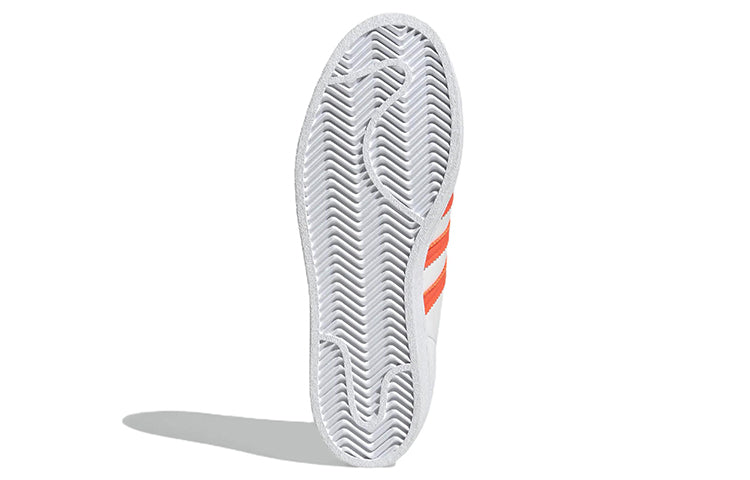 (WMNS) adidas originals Superstar 'White Orange' GZ3451