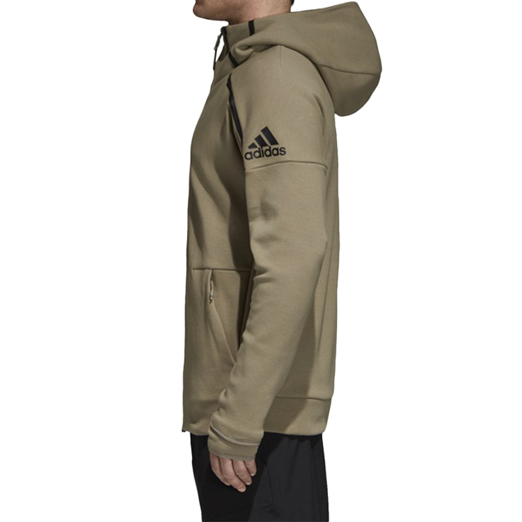 Men's adidas Logo Knit Hooded Jacket CY9912