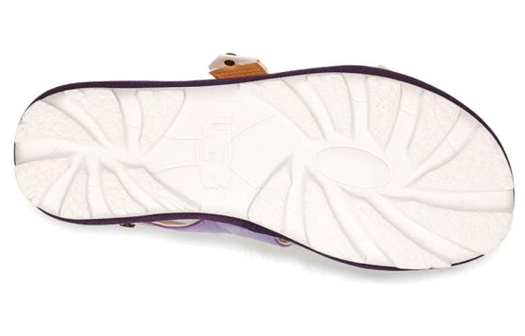 (WMNS) UGG Desert Dream Patent Slingback 'White Blue' 1104230-AGAVE
