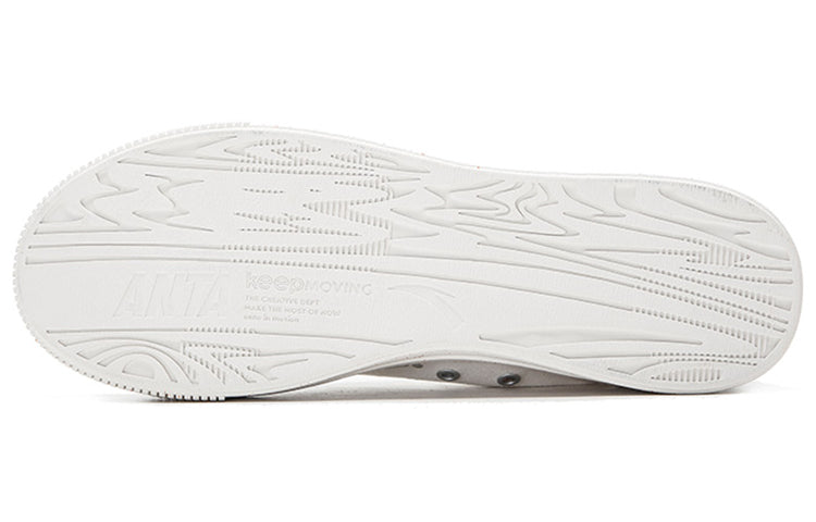 ANTA x SNOOPY High Top Canvas Shoes 'White' 912138604-1