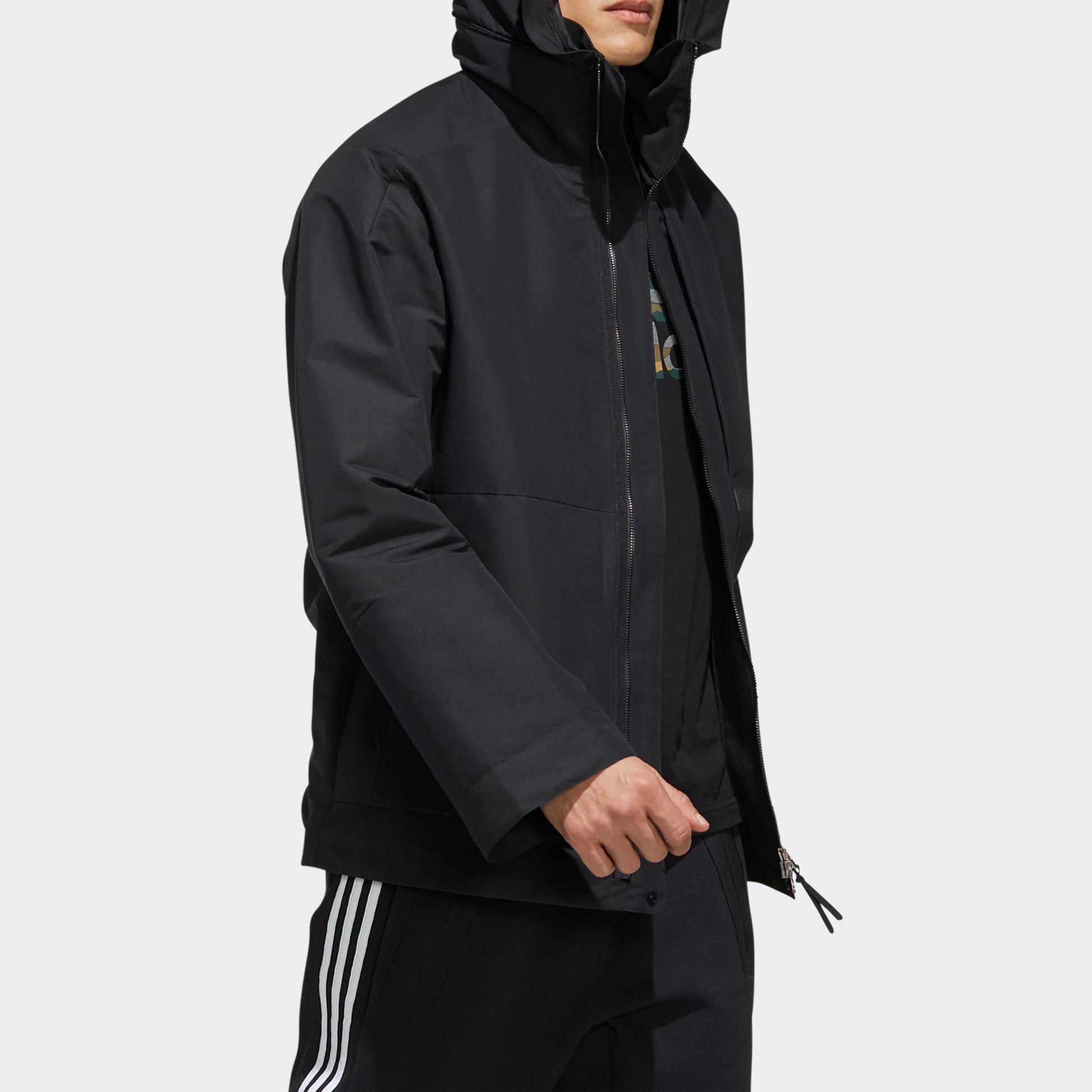 adidas U1 JKT Warm Casual Sports hooded Long Sleeves Jacket FJ0255