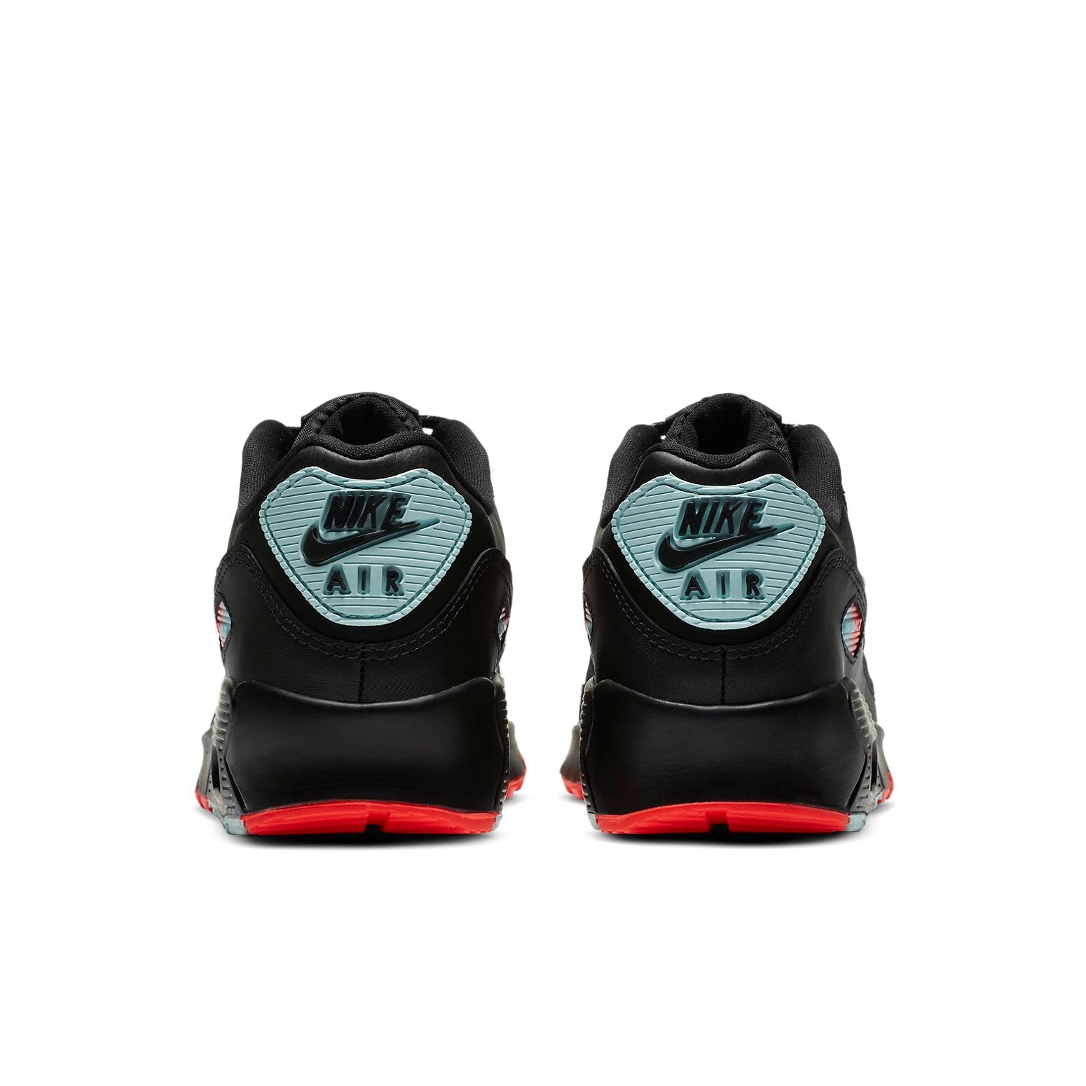 (WMNS) Nike Air Max 90 Leather 'Black Crimson Glacier Ice' CZ8144-001