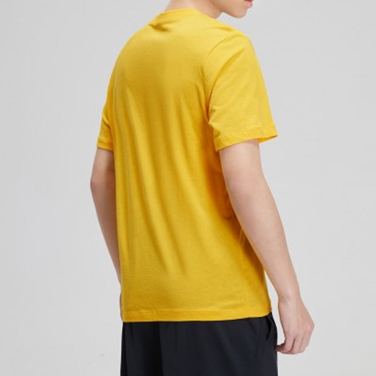Men's Nike Just Do It Short Sleeve Yellow T-Shirt AR5007-741