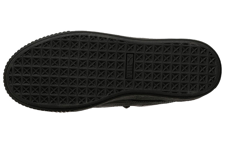 (WMNS) PUMA Platform Kiss Patent 'Black Gold' 366012-01