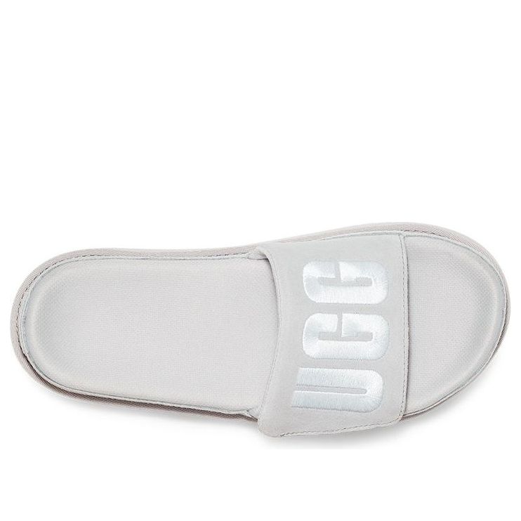 (WMNS) UGG Laton Fur Slide 'Grey' 1110110-MGSD