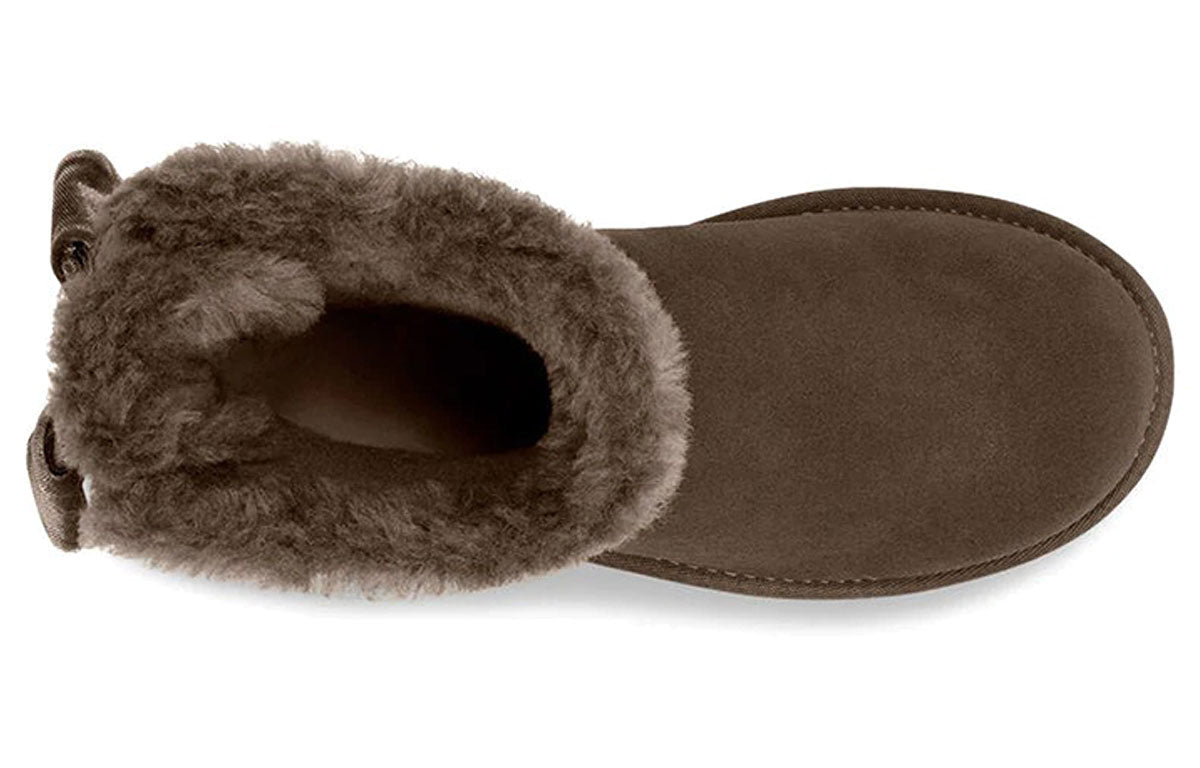 (WMNS) UGG Mini Bailey Bow Velvet Ribbon 1118975-ESPR