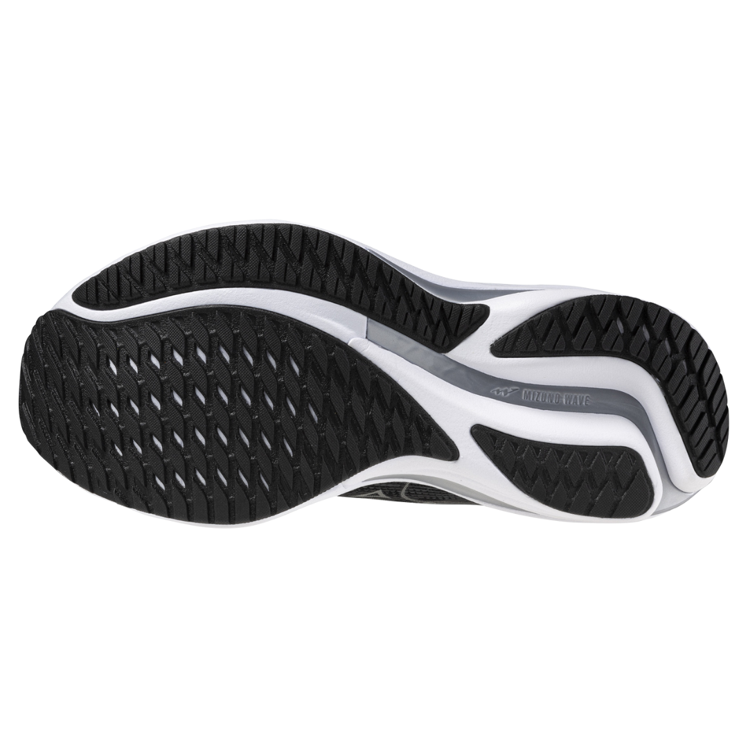(WMNS) Mizuno Wave Rider 27 4E Running Sneakers 'Black' J1GD240622
