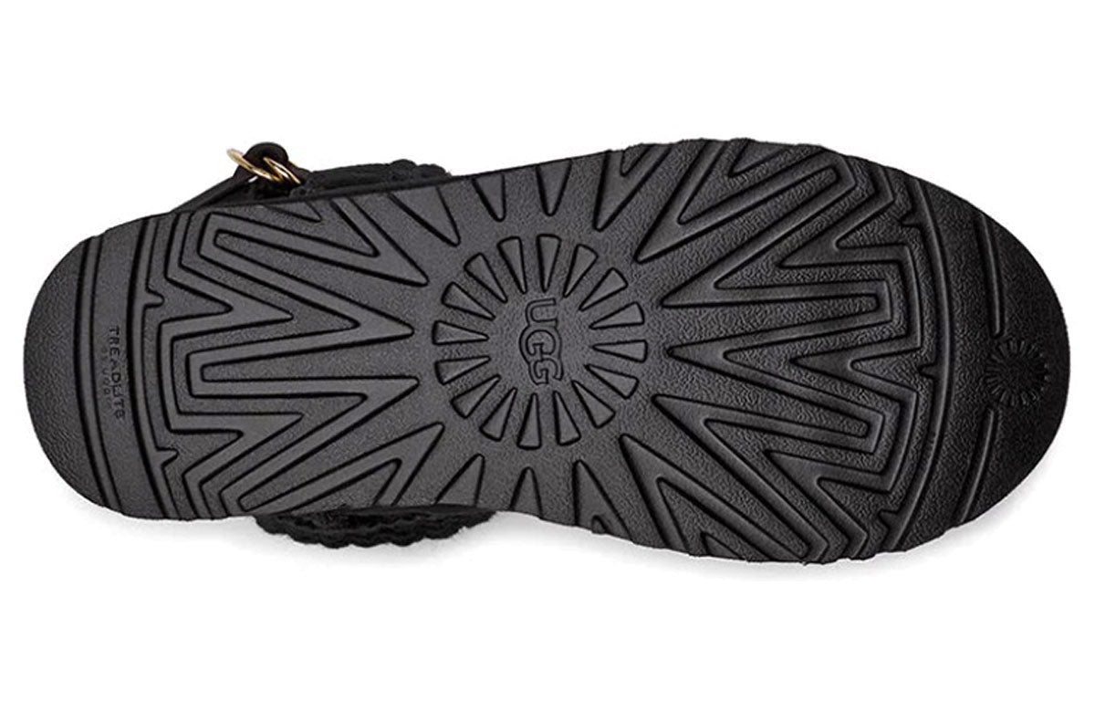(WMNS) UGG Classic Solene Mini Snow Boots Black 1113463-BLK