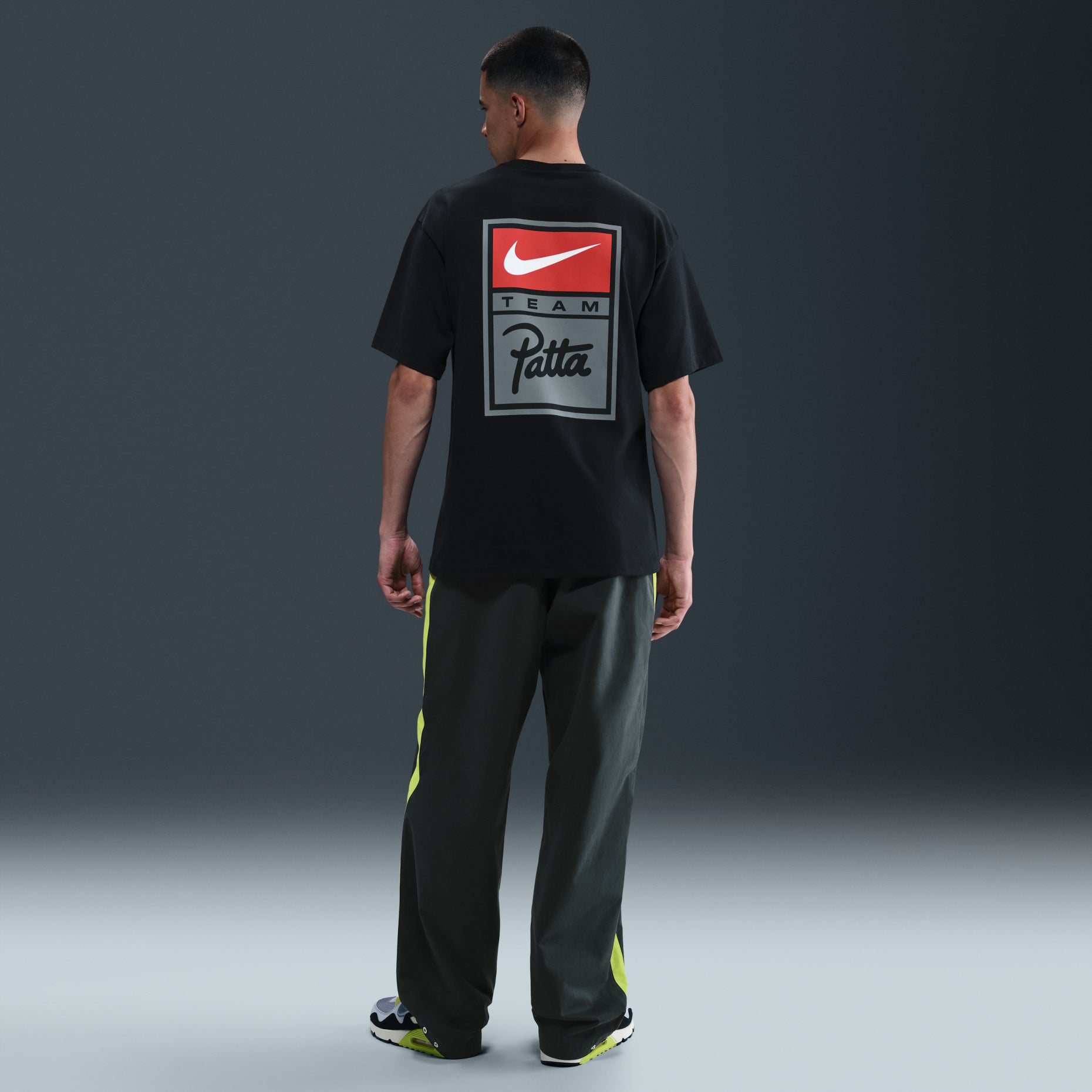 Nike x Patta Track Pants Asia Sizing 'Black Cyber' HJ0738-010