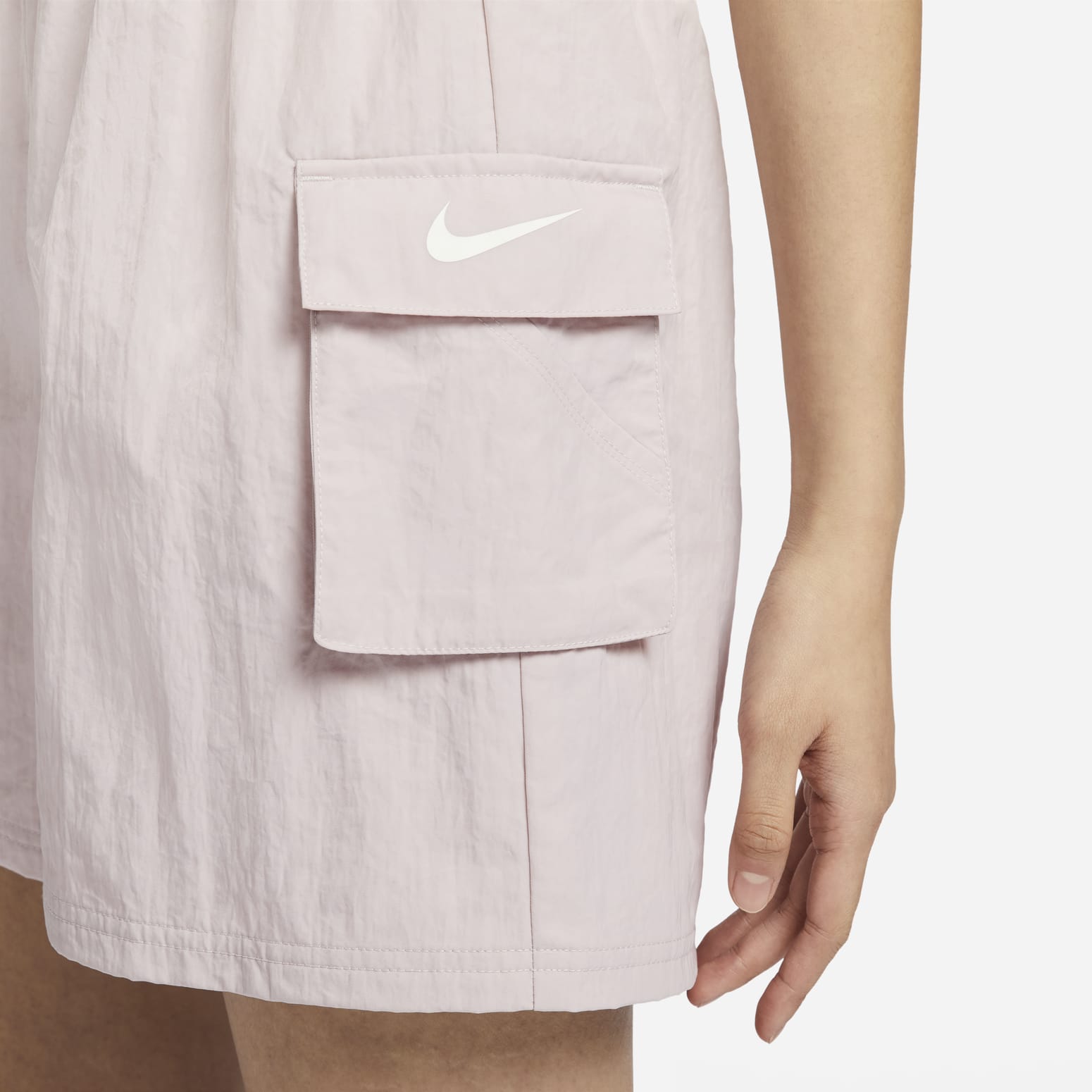 (WMNS) Nike Woven High-Waisted Shorts 'Pink' DM6248-019