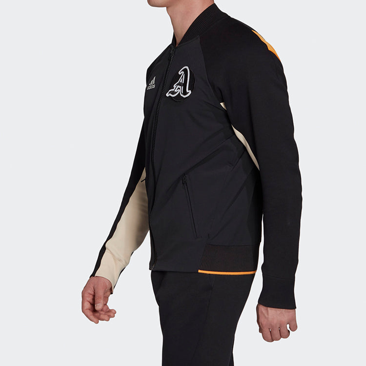 Men's adidas Sports Stylish Jacket autumn Black EA0372