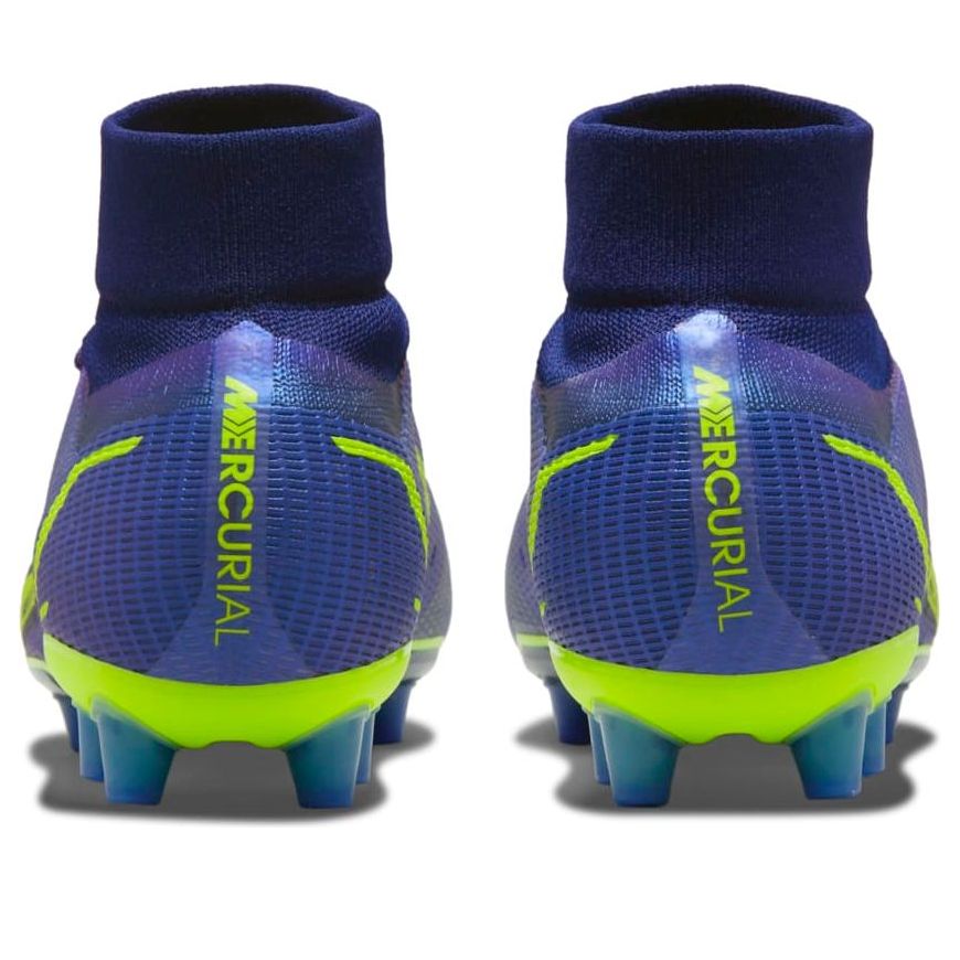 Nike Mercurial Superfly 8 Pro AG Low-Top Soccer Shoes 'Blue Neon Green' CV1130-574