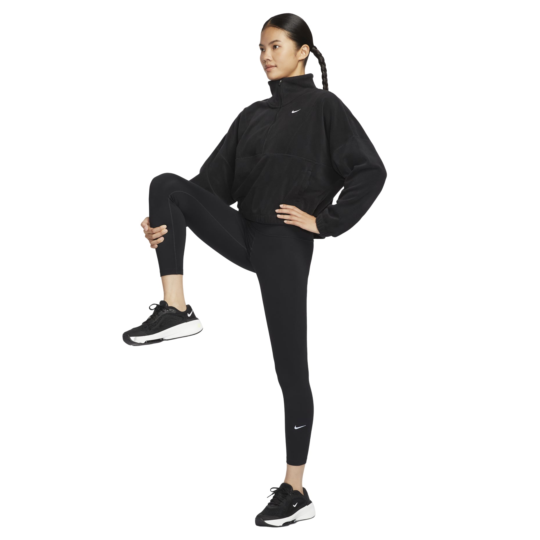 (WMNS) Nike One Therma-FIT T-Shirt 'Black' FV7956-010