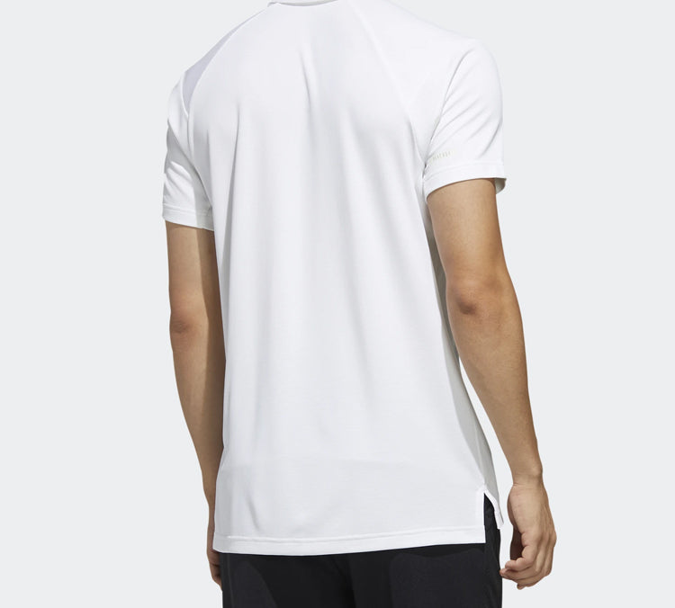 adidas originals Casual Sports Short Sleeve Polo Shirt White FK1417