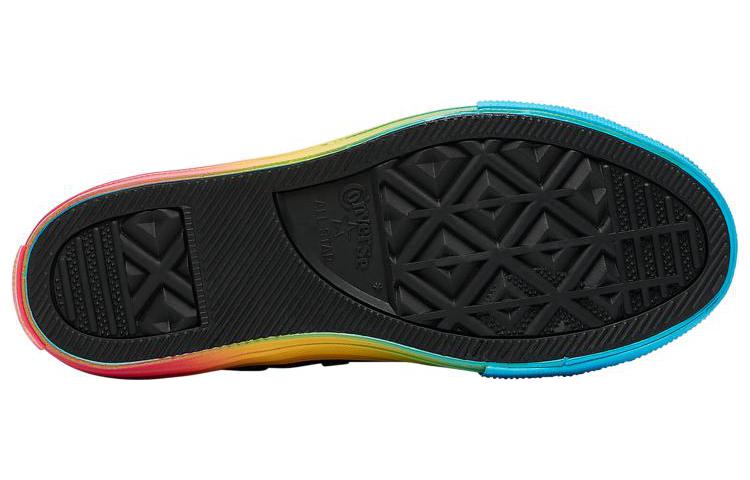 (GS) Converse Chuck Taylor All Star Rainbow Ice Ox 'Black' 664199F