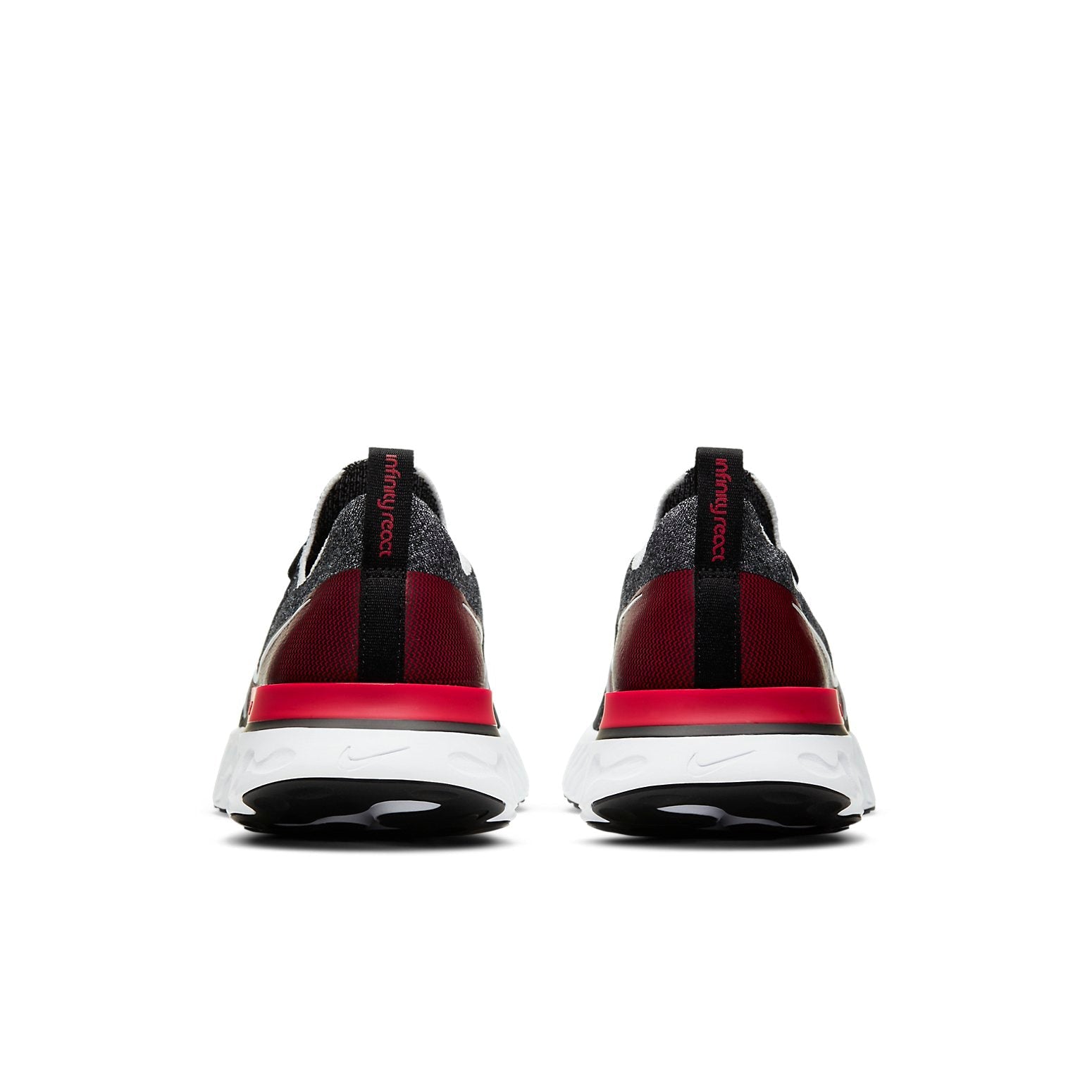Nike React Infinity Run Flyknit 'Black University Red' CD4371-014