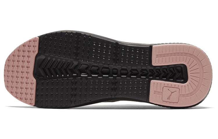 (WMNS) PUMA Platinum Shimmer Sneakers Black/Pink 193772-03