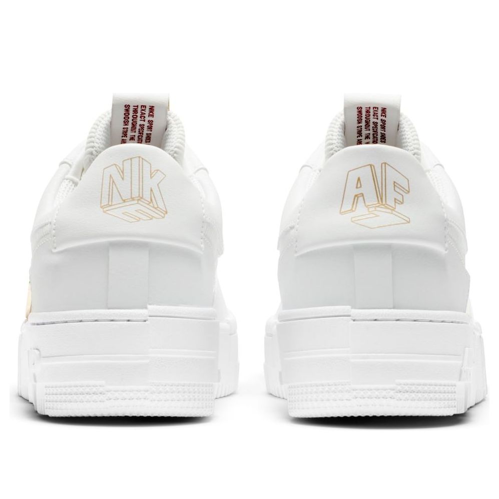 (WMNS) Nike Air Force 1 Pixel 'White Gold Chain' DC1160-100