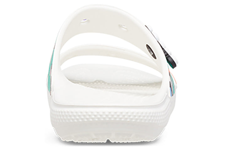 Crocs Classic Clog Cozy Unisex White Multi-Color Slippers 'White' 207856-94S