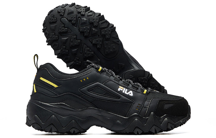 FILA Oakmont Low Top Clunky Sneaker Black/Yellow F12M011115FBK