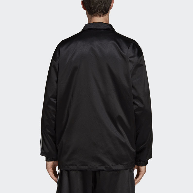 adidas originals Men's Satin Coach Jacket DV1617