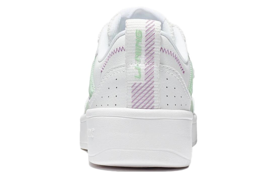 (WMNS) Li-Ning Classic Leisure 'White Light Green' AGCS086-3