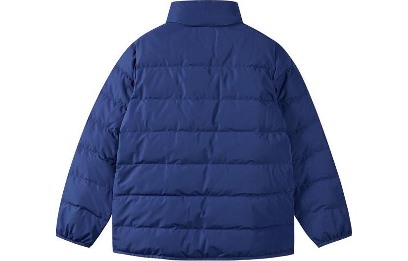 (GS) Skechers Full Print Mountain 3-In-1 Hooded Down Jacket 'White Blue' P422B047