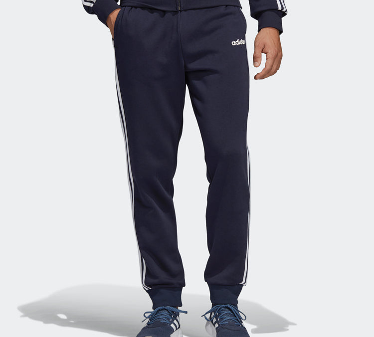 adidas Classic Logo Drawstring Sports Pants Blue DU0497